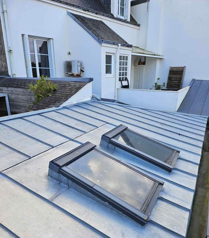 Pose de velux Riantec